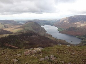 Crummock Water, looking down from High Stile.