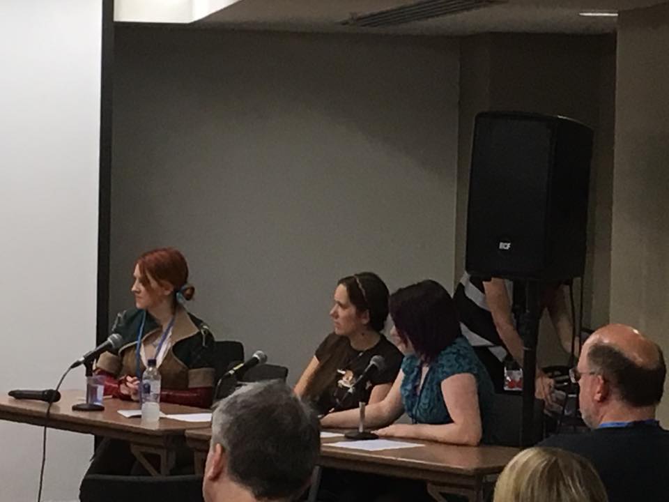 The regular BTGS crew (Lucy Hounsom on the left, the only one I've actually met)